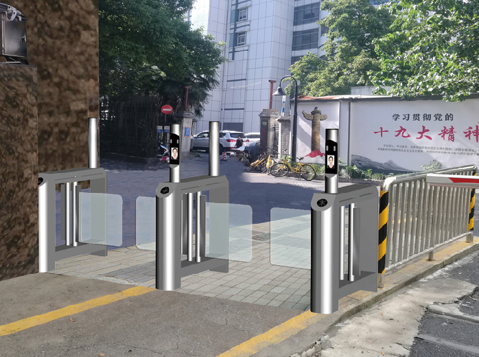 人臉人行通道閘