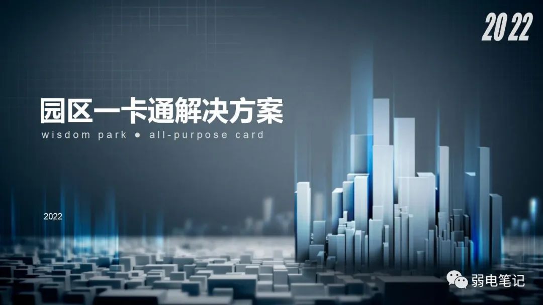 園區(qū)一卡通規(guī)劃設(shè)計(jì)解決方案匯報(bào)